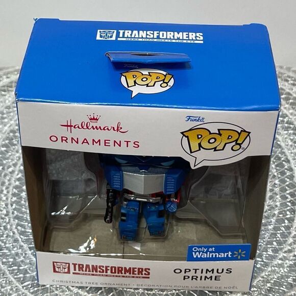 Hallmark Transformers Optimus Prime Funko POP Ornament NWT - Picture 11 of 12